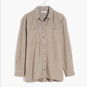 Madewell Oversized Ex-Boyfriend Shirt in Flannel NWT